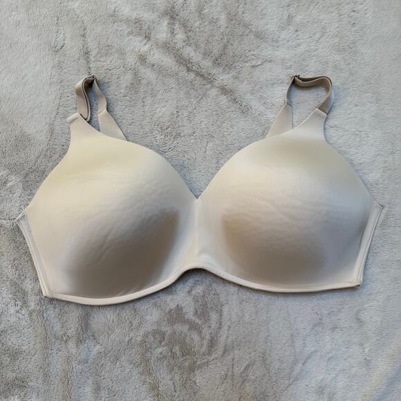 Soma Vanishing 360 Perfect Coverage Bra SZ 44DDD Nude Comfort Support Molded Cup - Picture 1 of 3